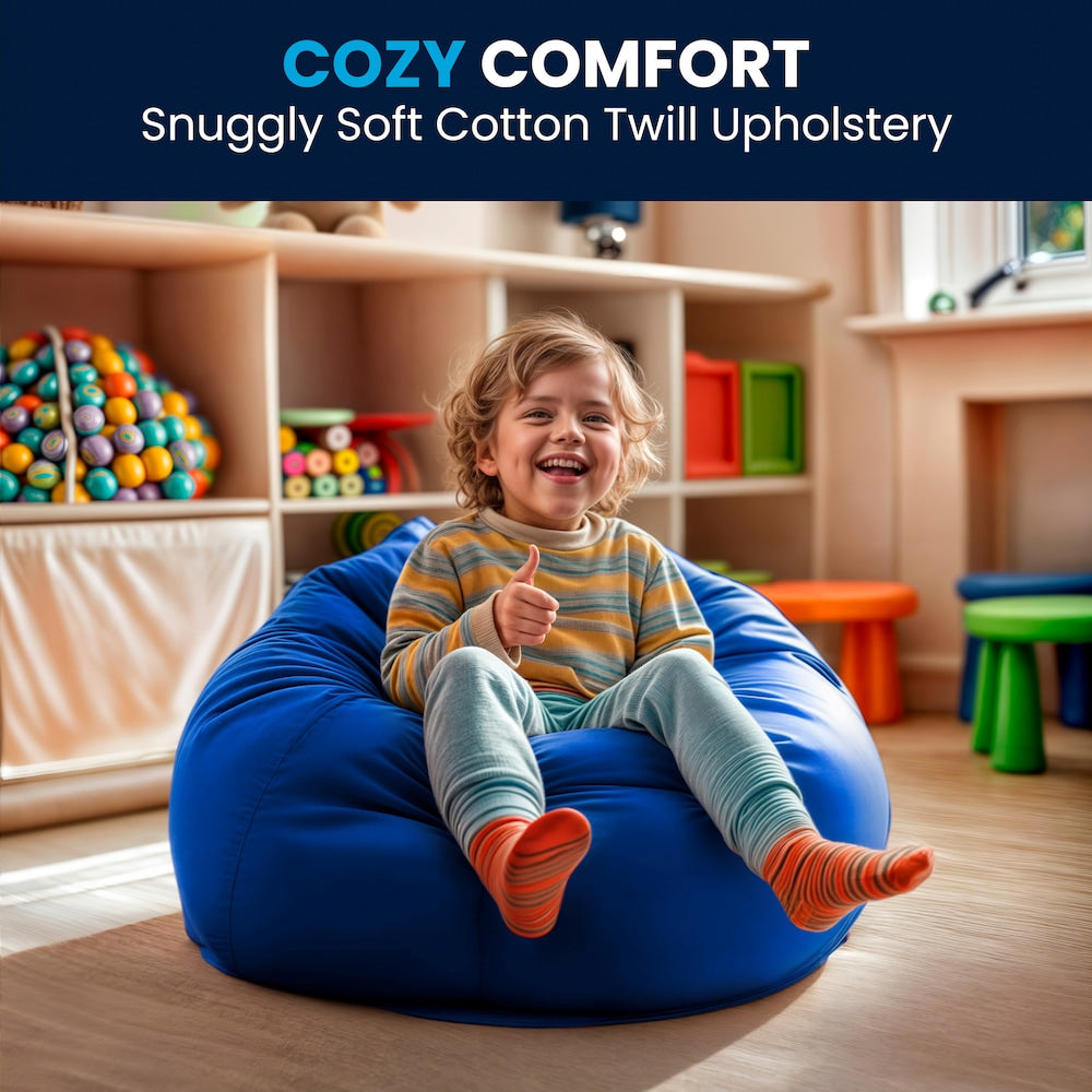 Royal Blue Bean Bag Chair