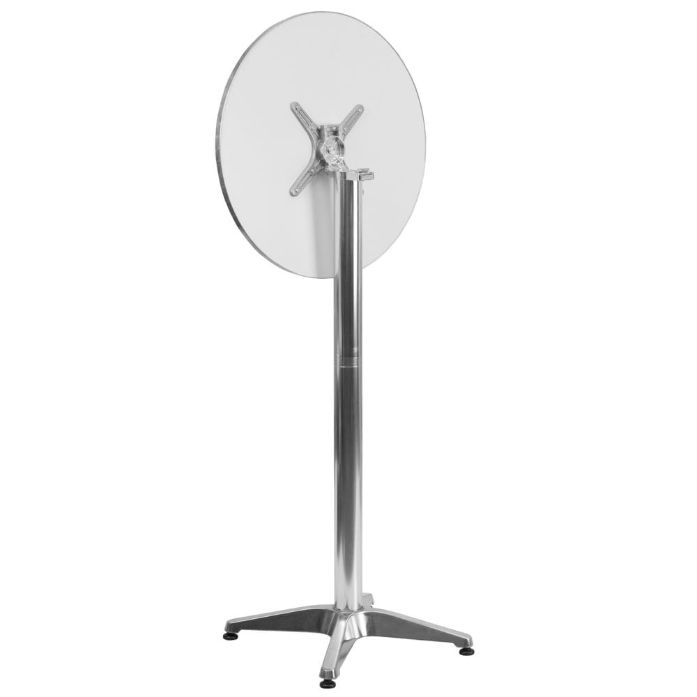 25.5RD Aluminum Fold Bar Table