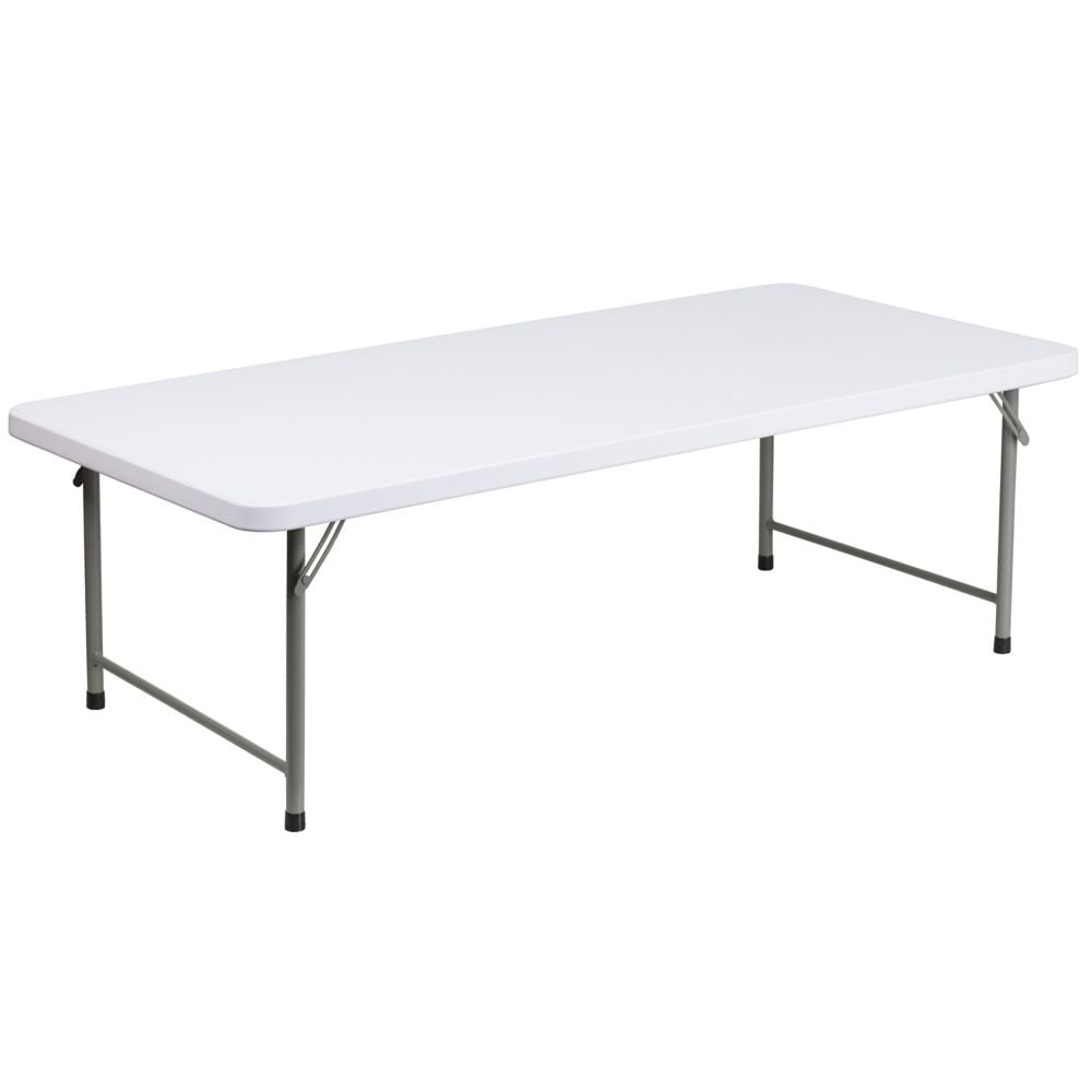 30x60 White Plastic Fold Table