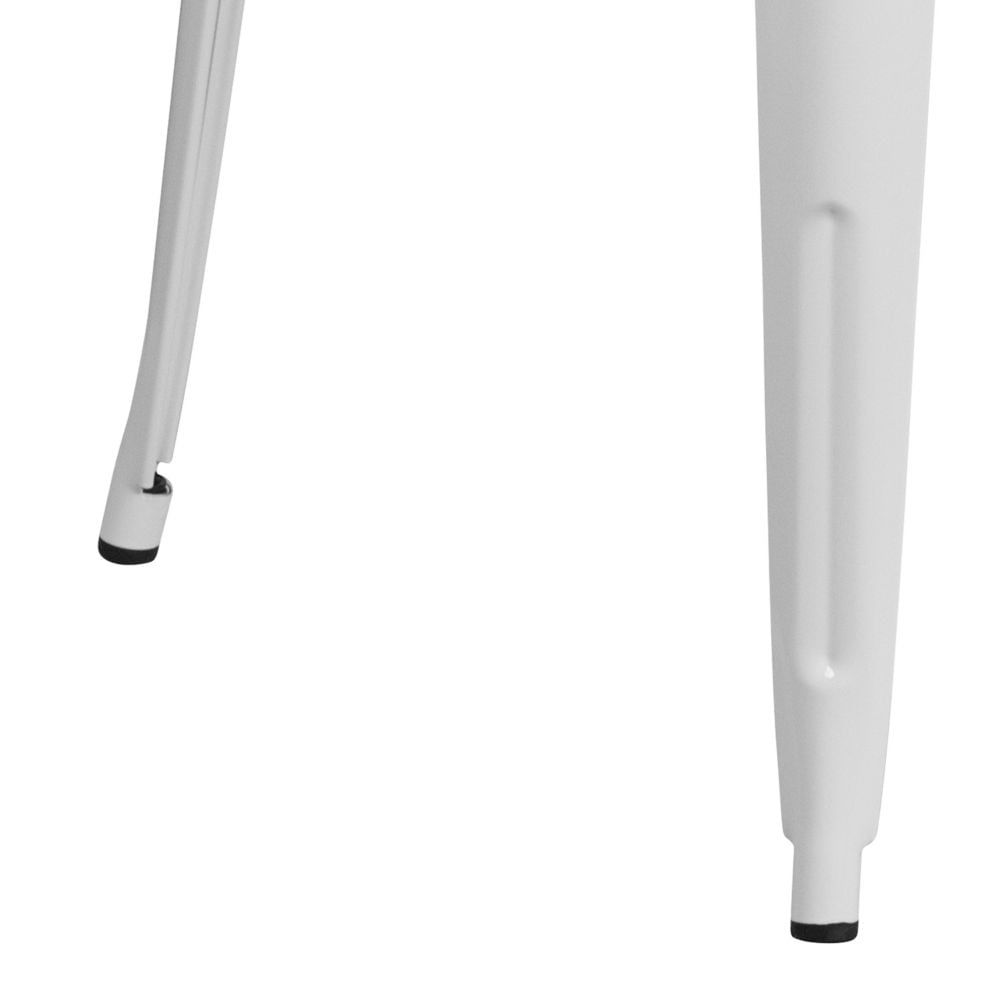 30RD White Metal Table