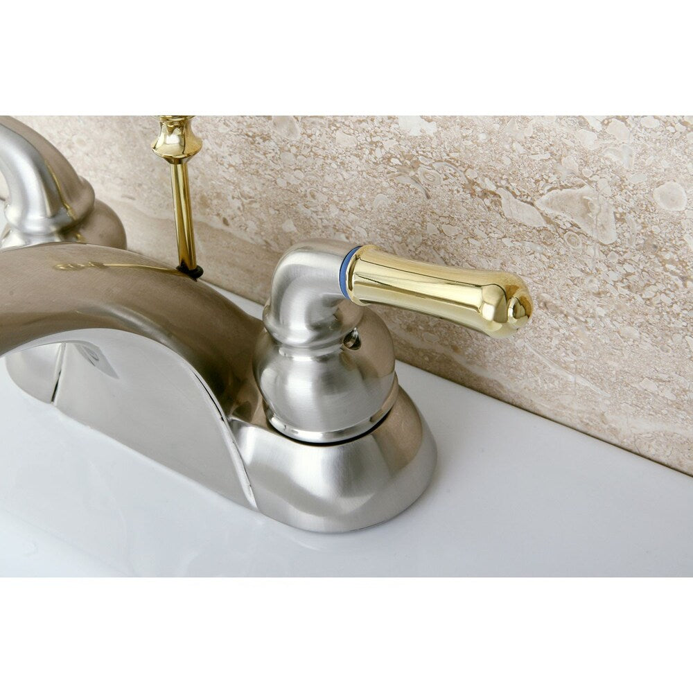 Robinet de salle de bain à 2 poignées central de 4 po