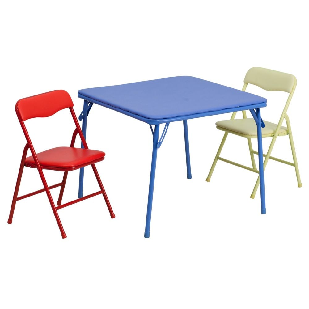 3 Piece Kids Folding Table Set