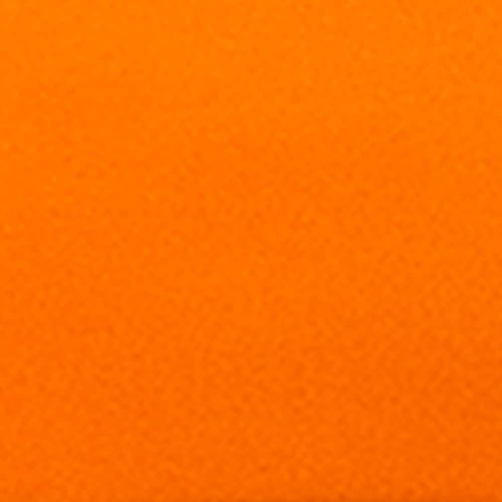 Vibrant Orange and Chrome Drafting Stool with Tractor Seat