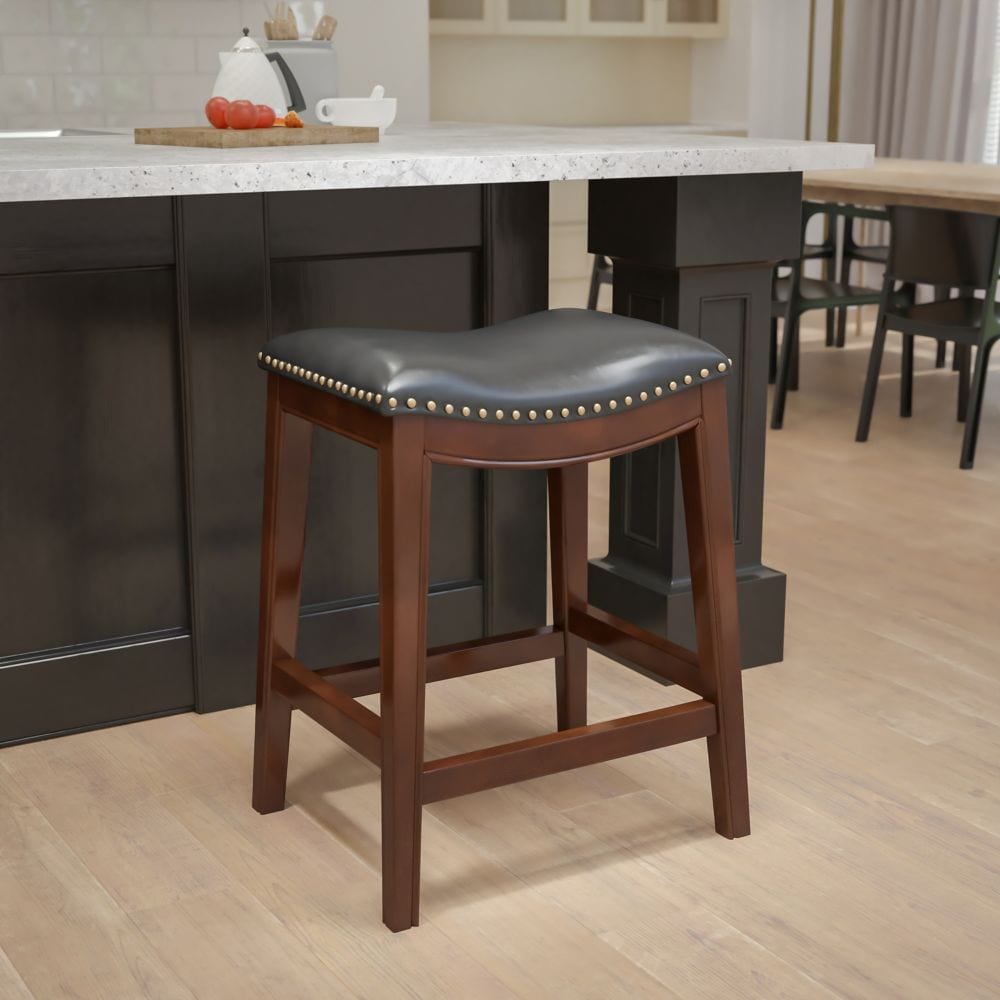 26" No Back Cappuccino Stool