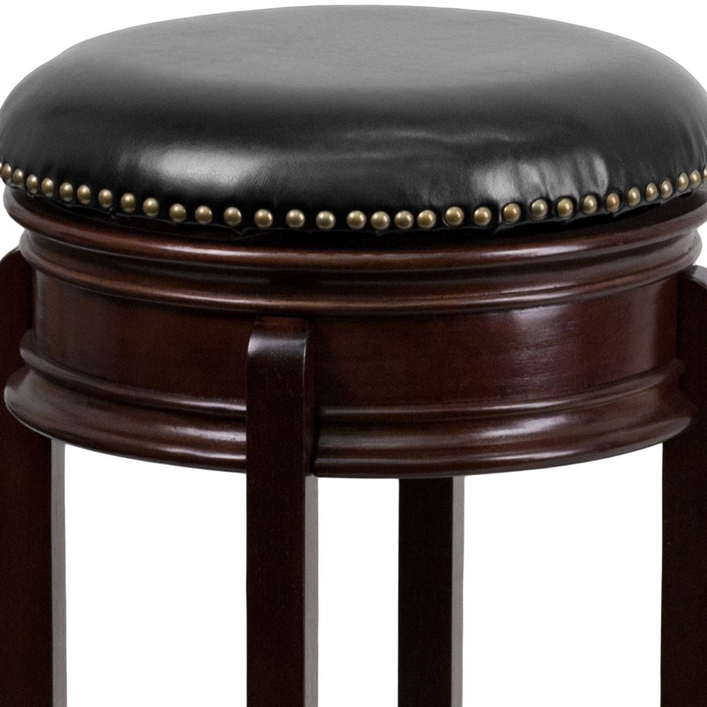 29" No Back Cappuccino Stool