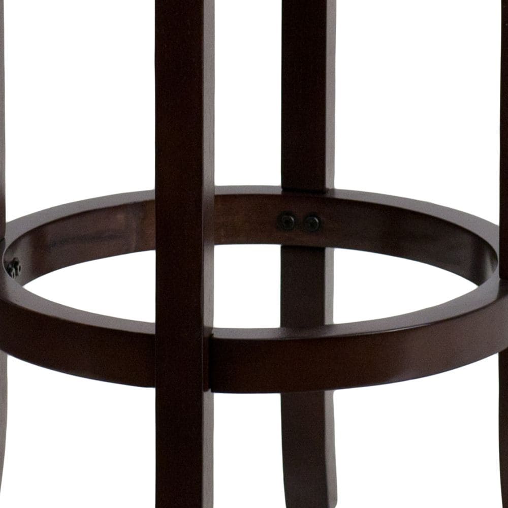 29" No Back Cappuccino Stool