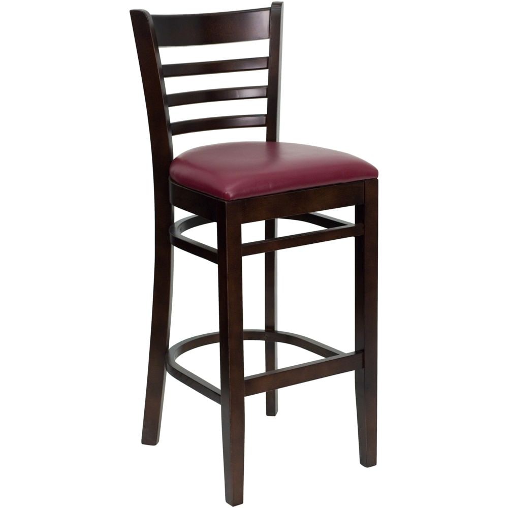 Tabouret en bois de noyer - Burg Vinyl