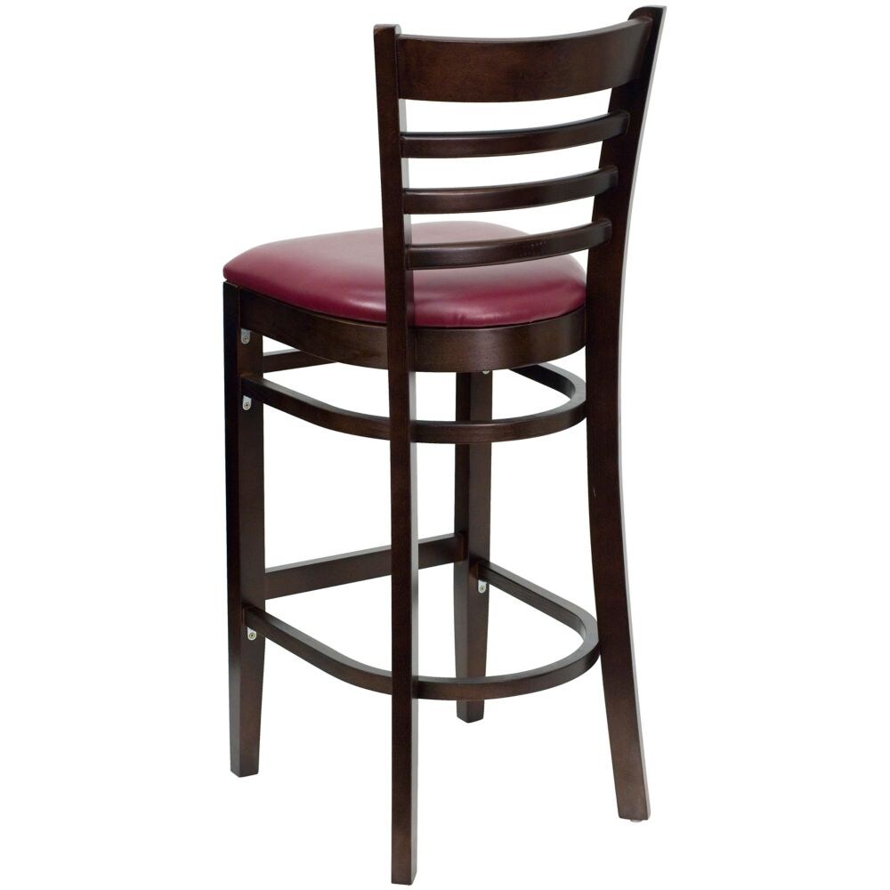 Tabouret en bois de noyer - Burg Vinyl