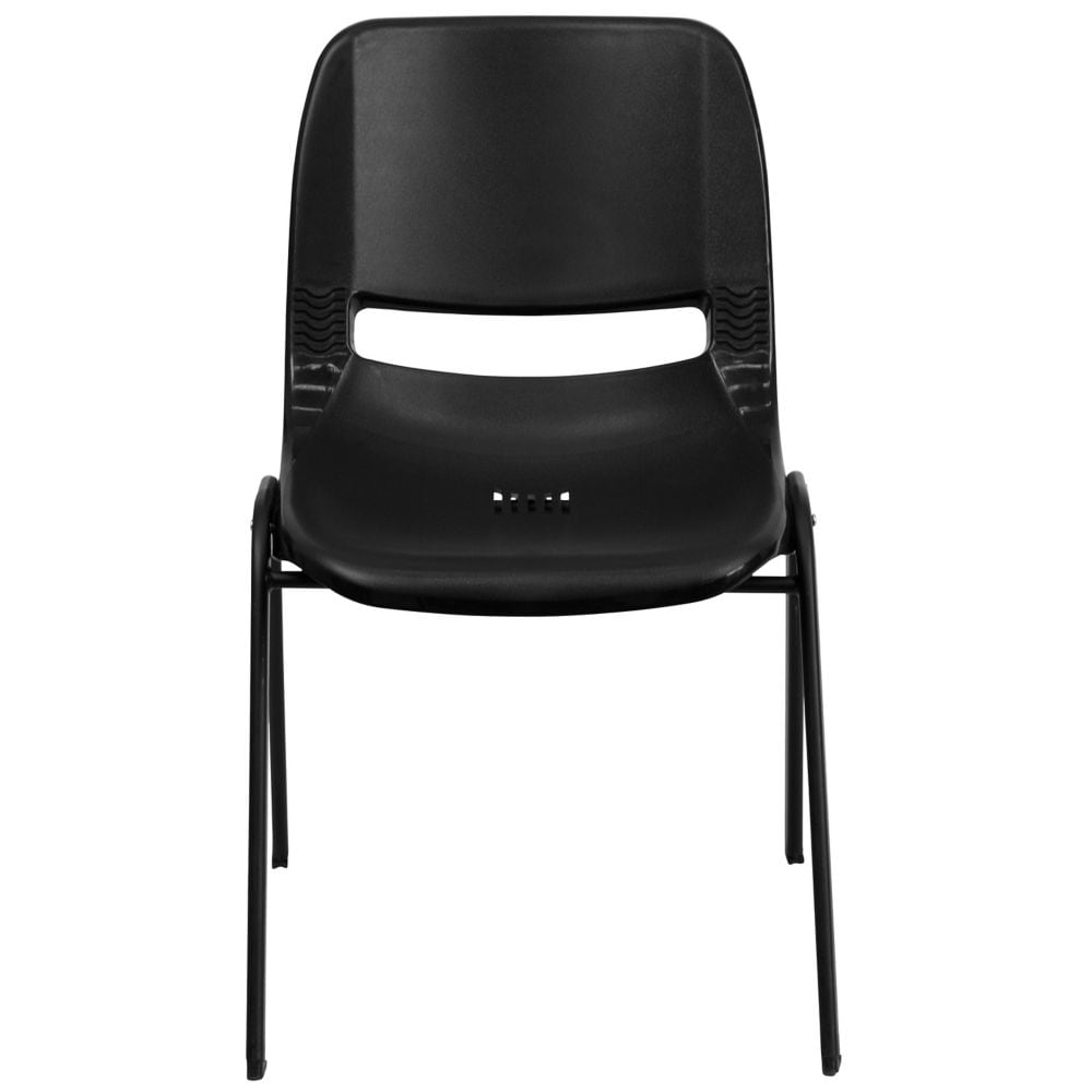 Black Stack Chair-Black Frame