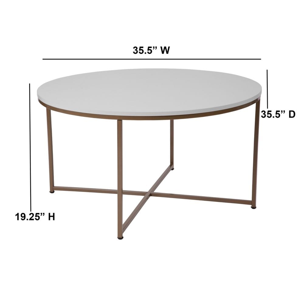 Table basse blanche