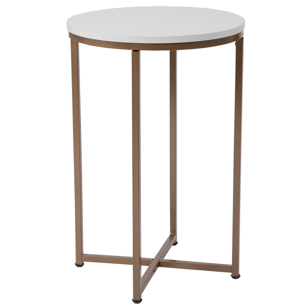 Table d'appoint blanche