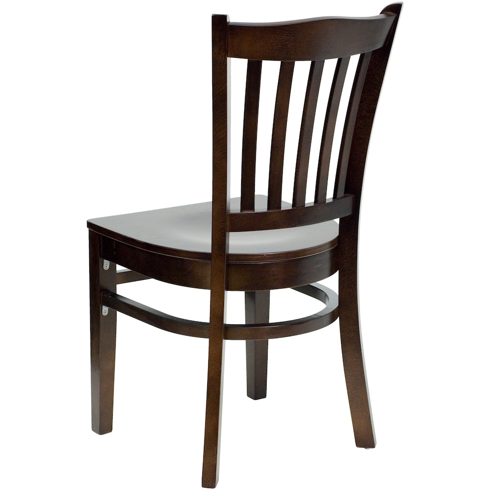 Chaise de salle à manger en bois de noyer