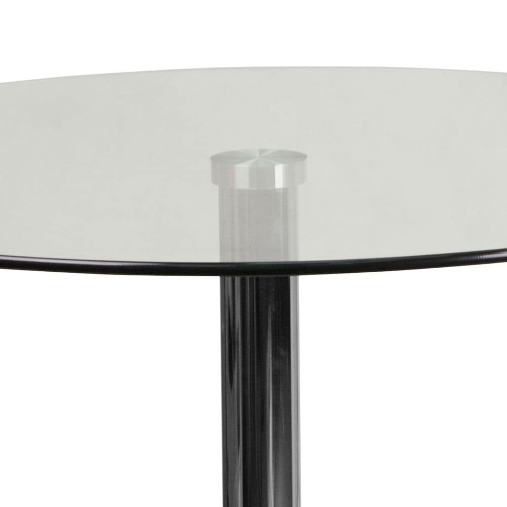 23.5RD Glass Table-35.5 Base