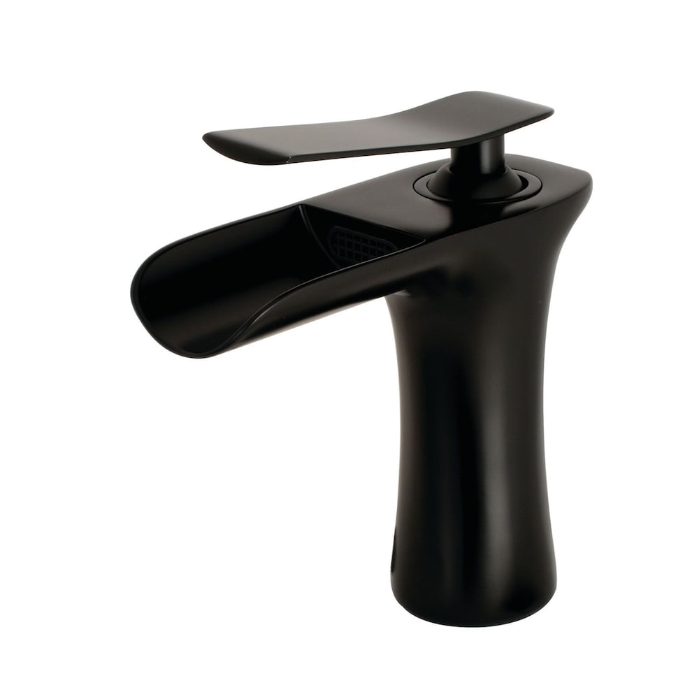 Executive Single Hole Single-Handle Bathroom Faucet in Matte Black