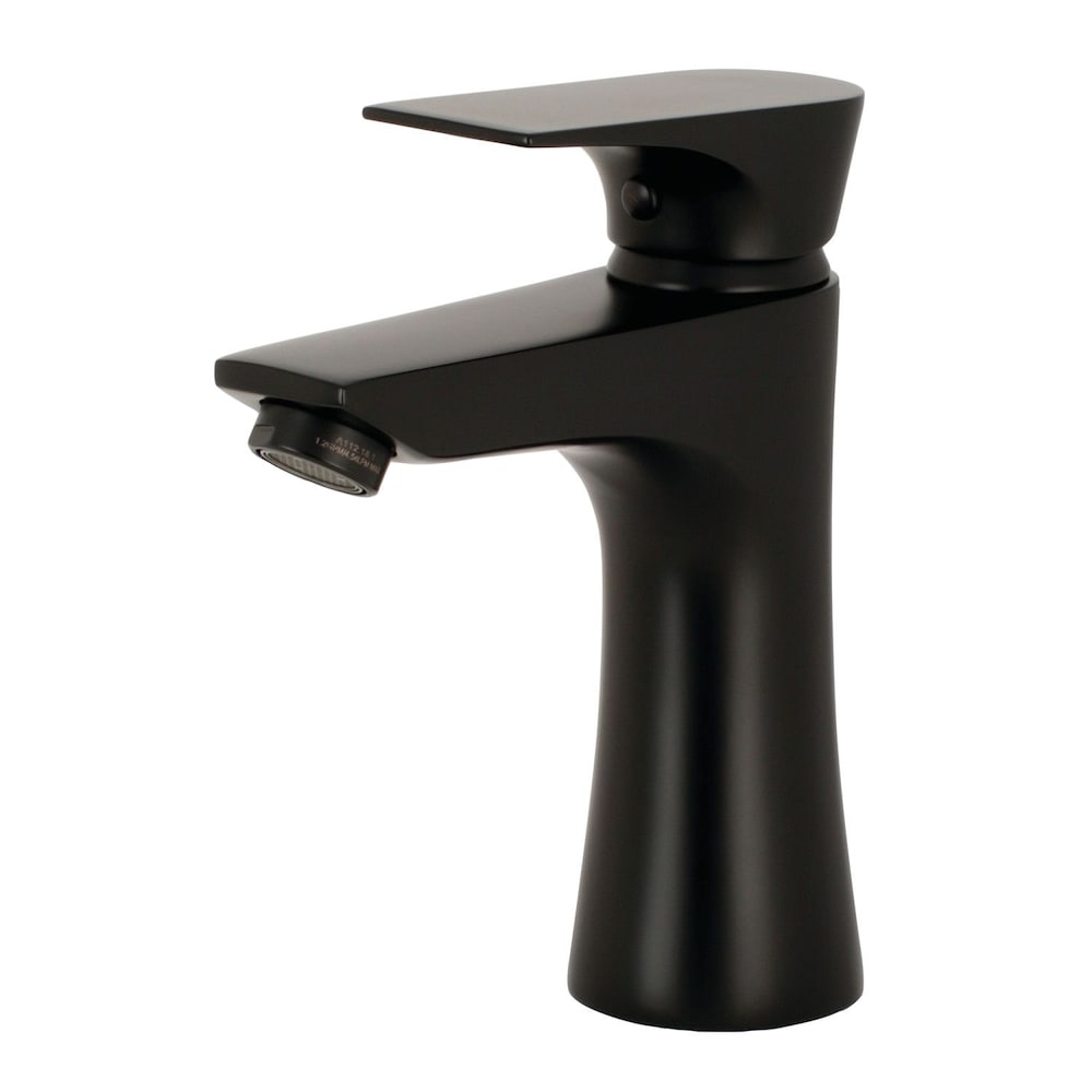 Millennium Single Hole Single-Handle Bathroom Faucet in Matte Black