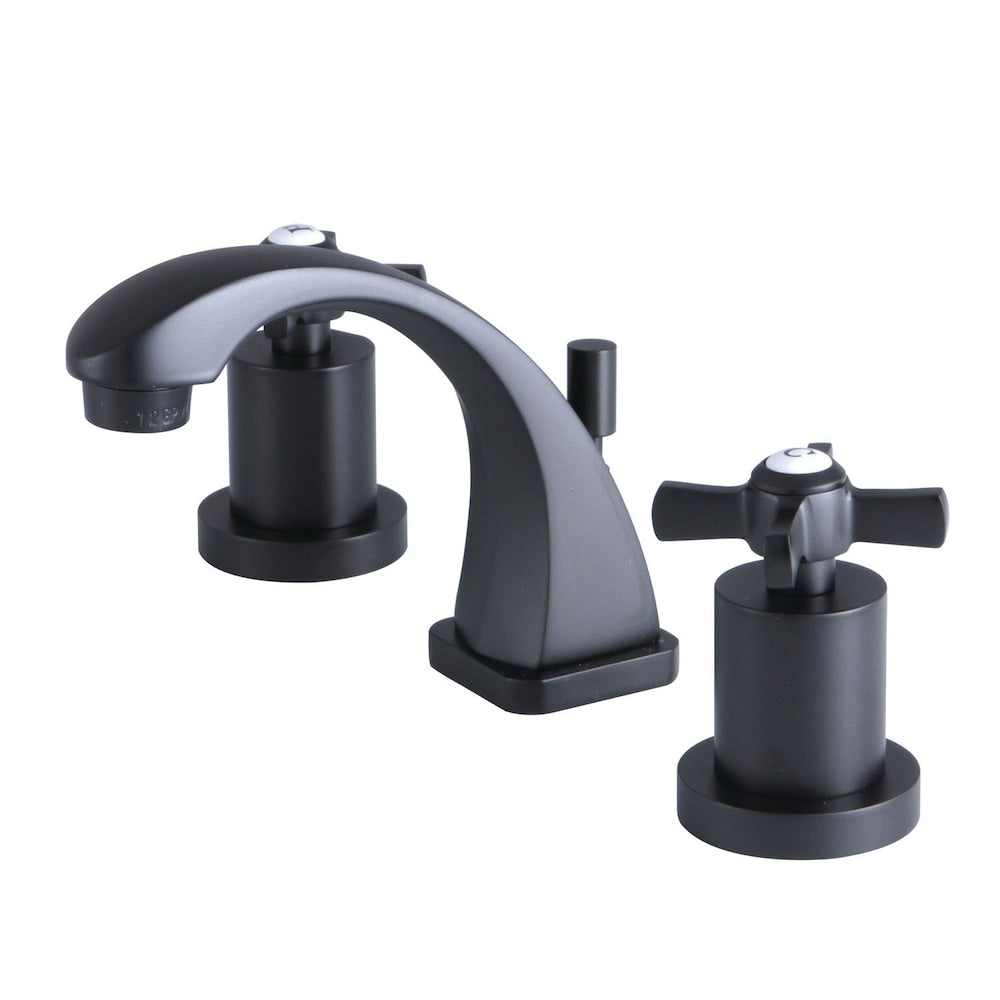 Millennium 8 in. Widespread 2-Handle Bathroom Faucet in Matte Black