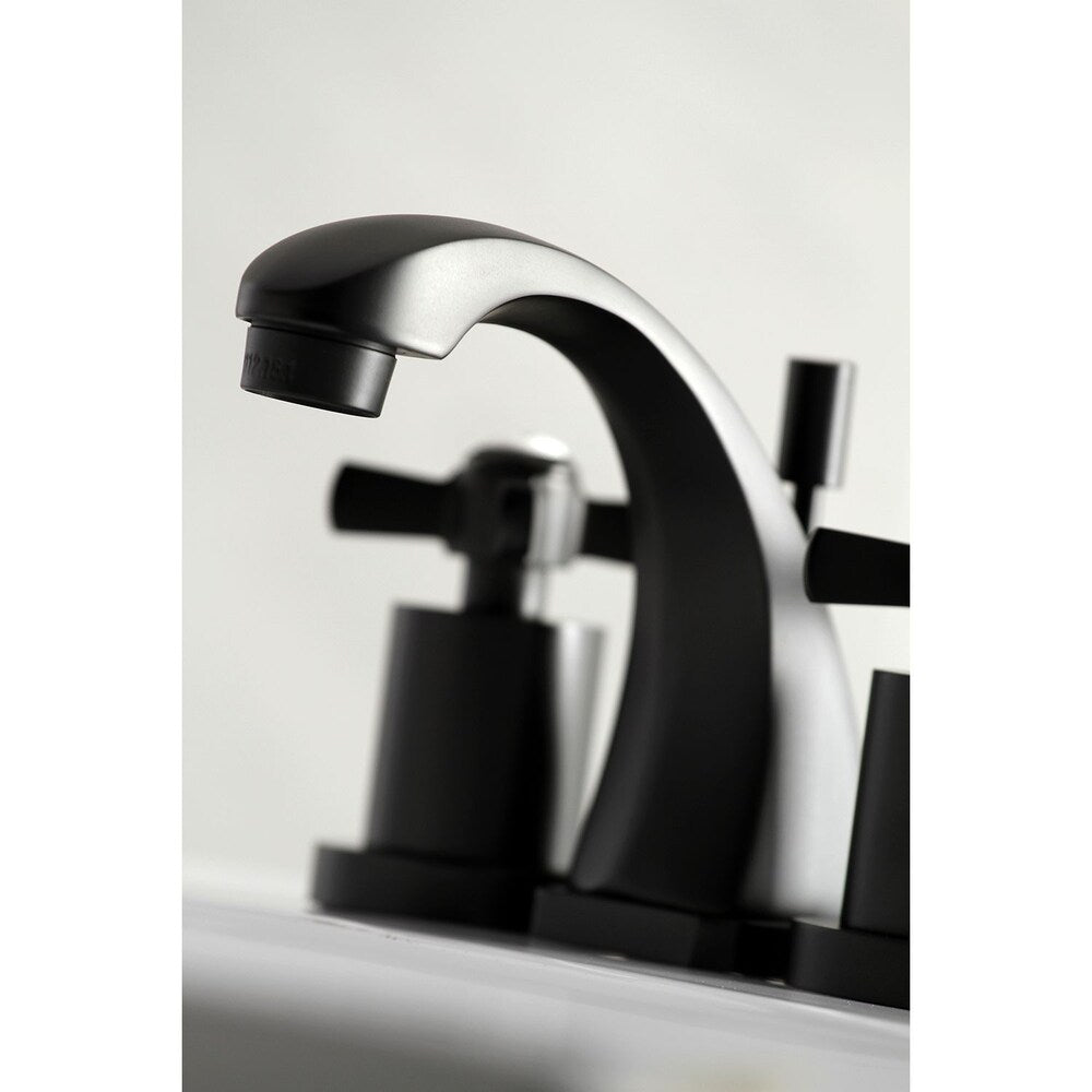 Millennium 8 in. Widespread 2-Handle Bathroom Faucet in Matte Black