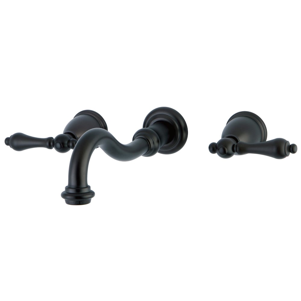 3-Hole 2-Handle Wall-Mount Vessel Bathroom Faucet in Oil Rubbed Bronze