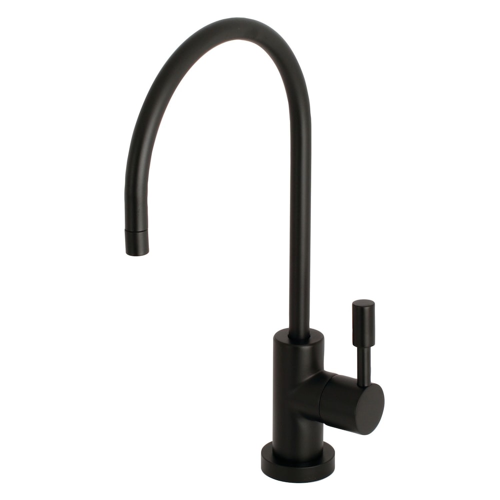 Robinet de filtration d'eau potable de remplacement en noir mat pour systèmes de filtration