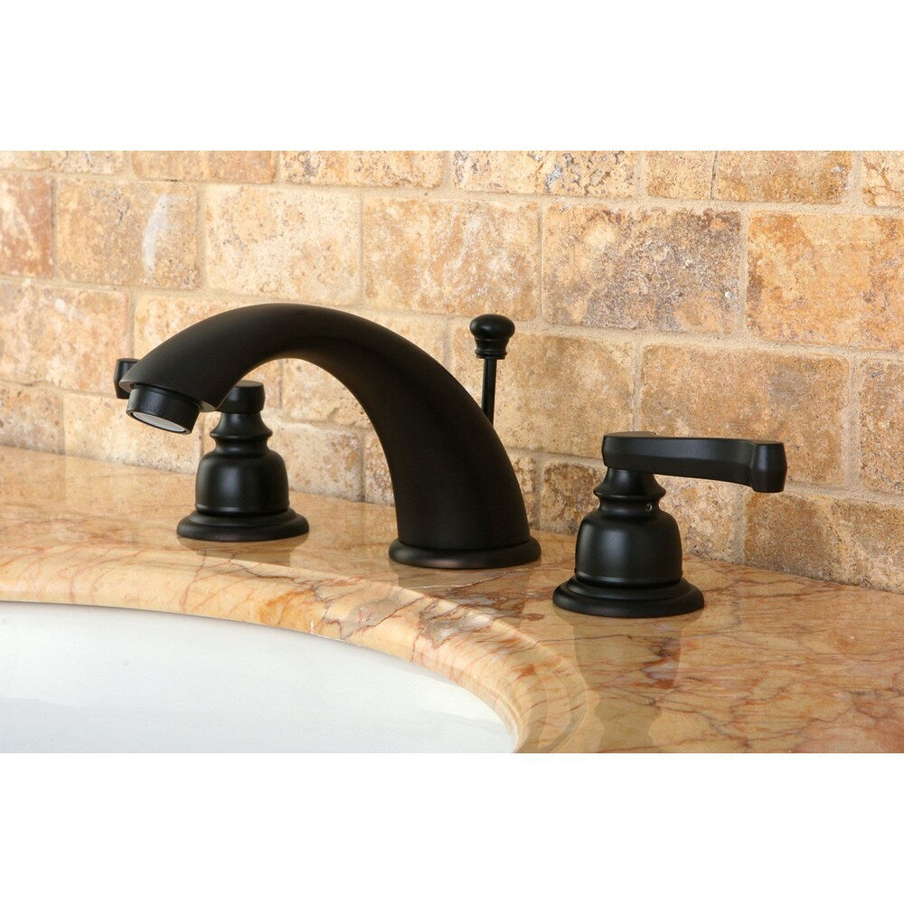 Scroll 8 in. Widespread 2-Handle Bathroom Faucet in Oil Rubbed Bronze