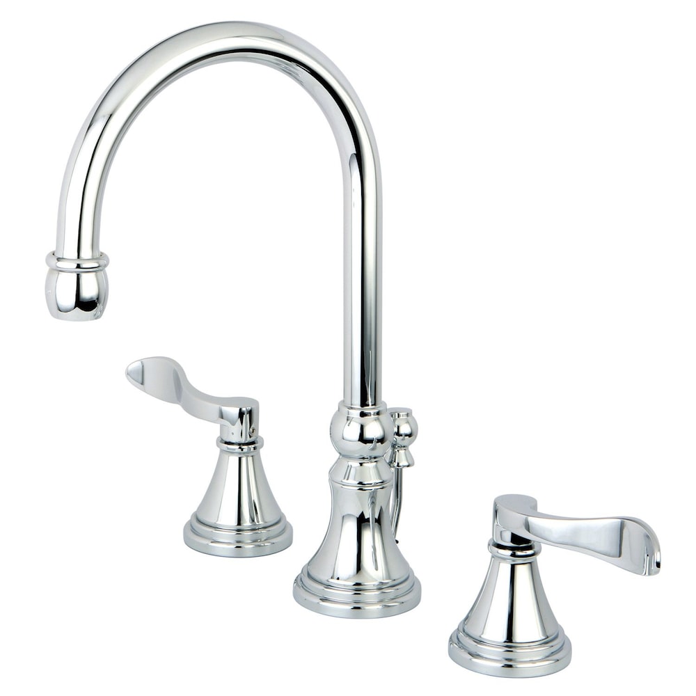 French 8 in. Widespread 2-Handle High-Arc Bathroom Faucet in Polished Chrome