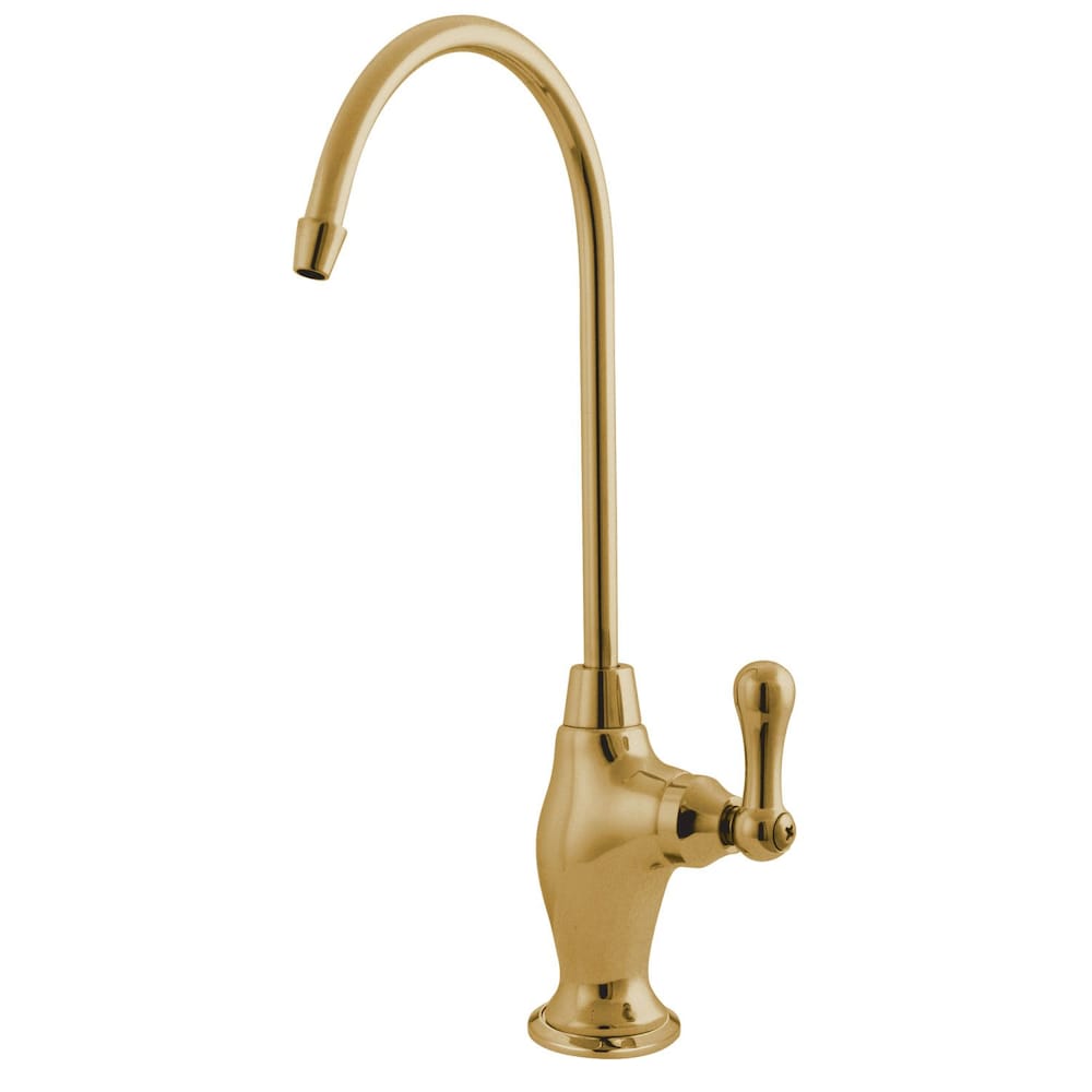 Robinet de filtration d'eau potable en laiton poli