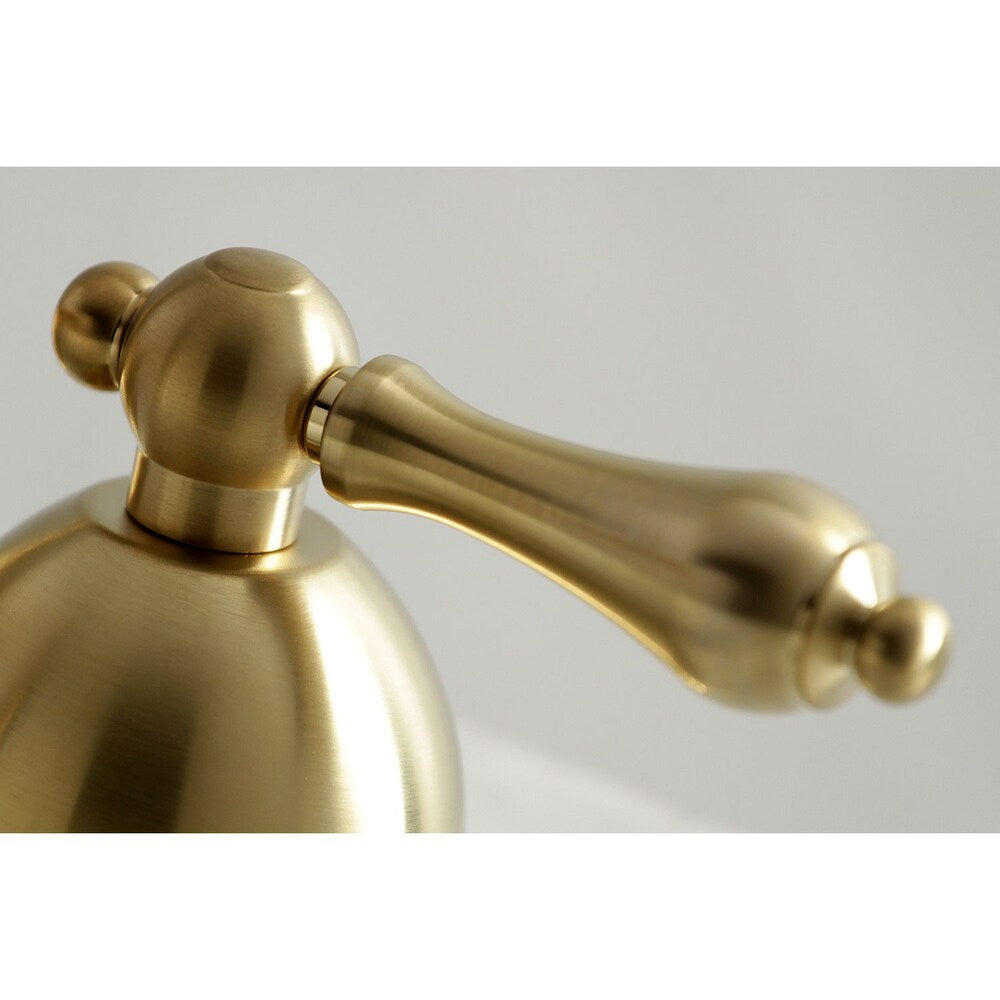 Robinet de salle de bain à 2 poignées espacées de 8 po Restoration en laiton satiné