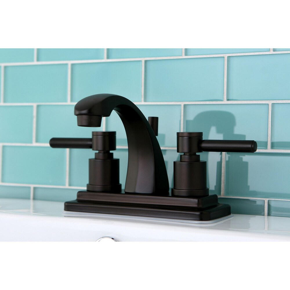 4 in. Centerset 2-Handle Bathroom Faucet in Oil Rubbed Bronze