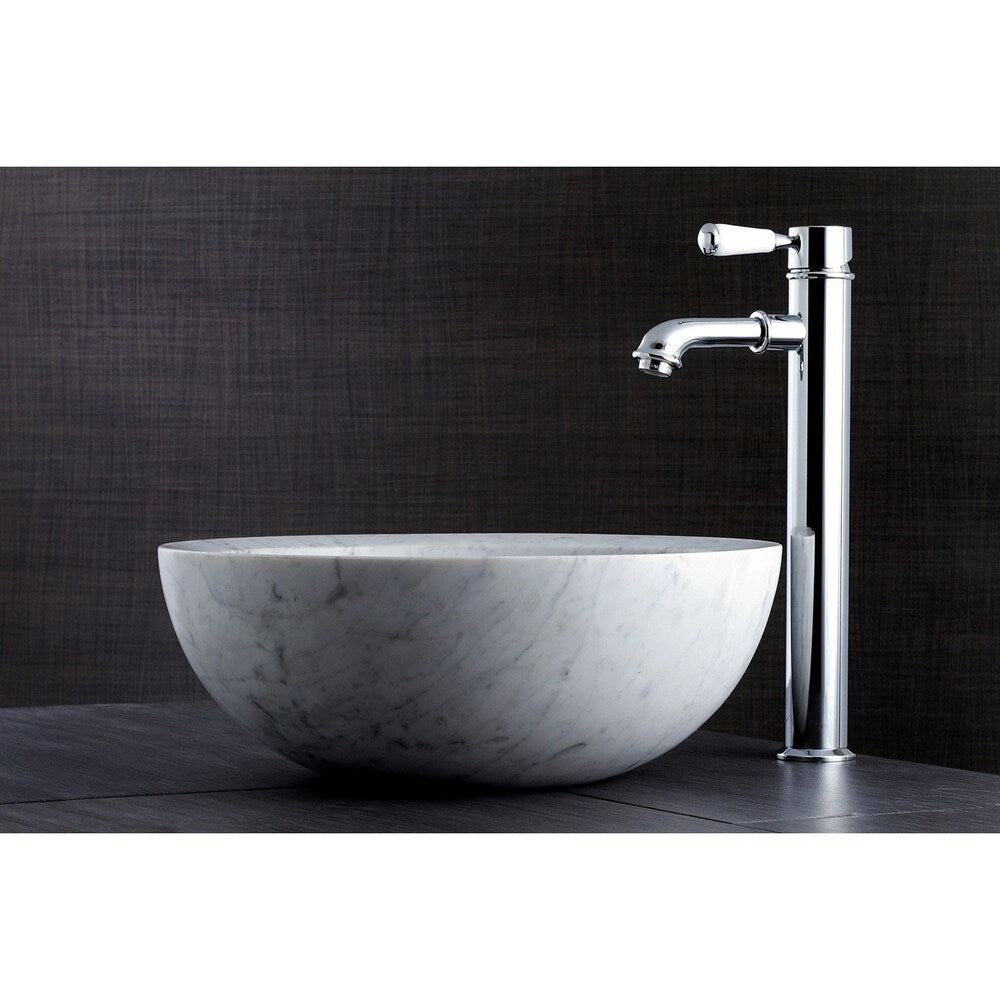 Robinet de salle de bain à poignée unique et trou unique Paris en chrome