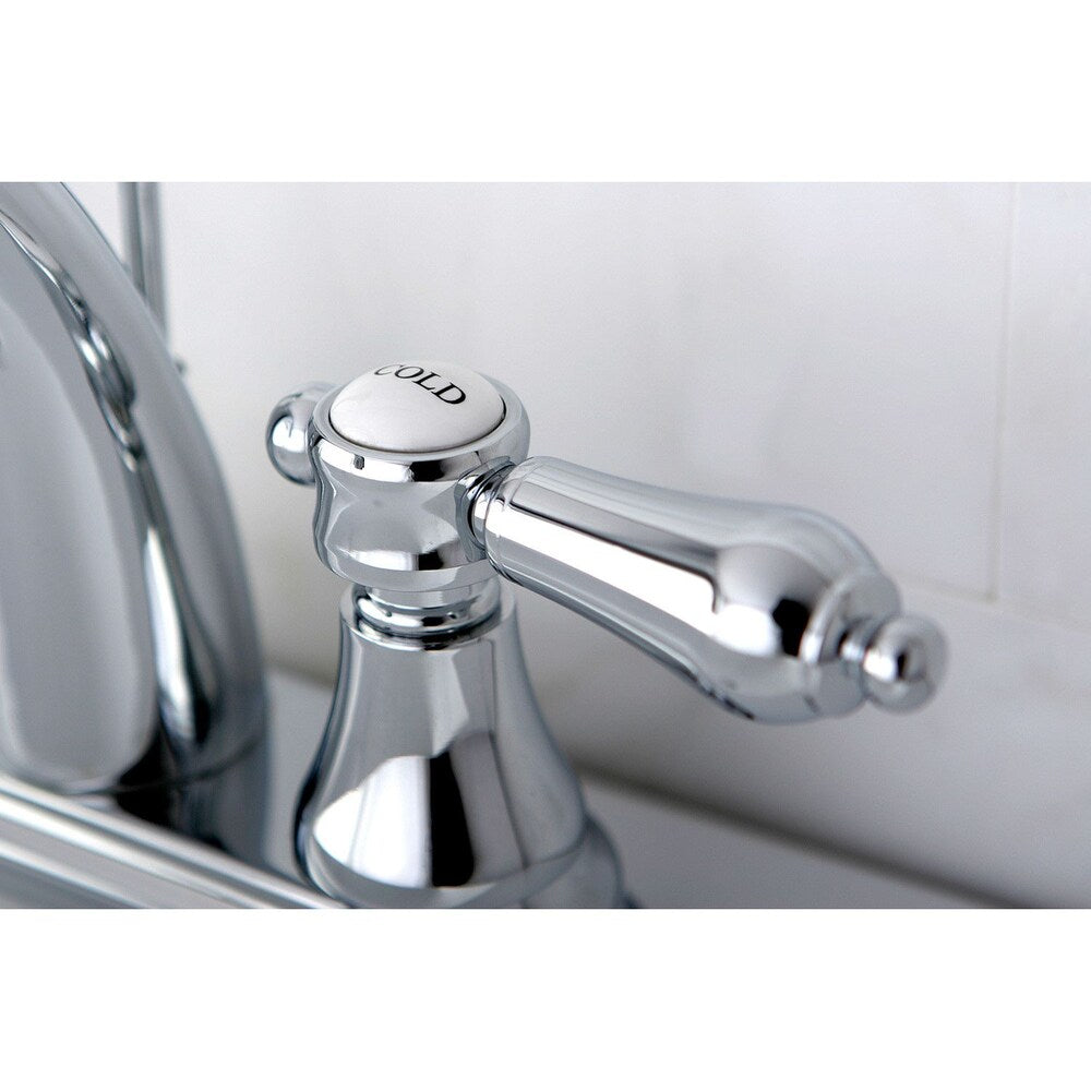 4 in. Centerset 2-Handle High-Arc Bathroom Faucet in Polished Chrome