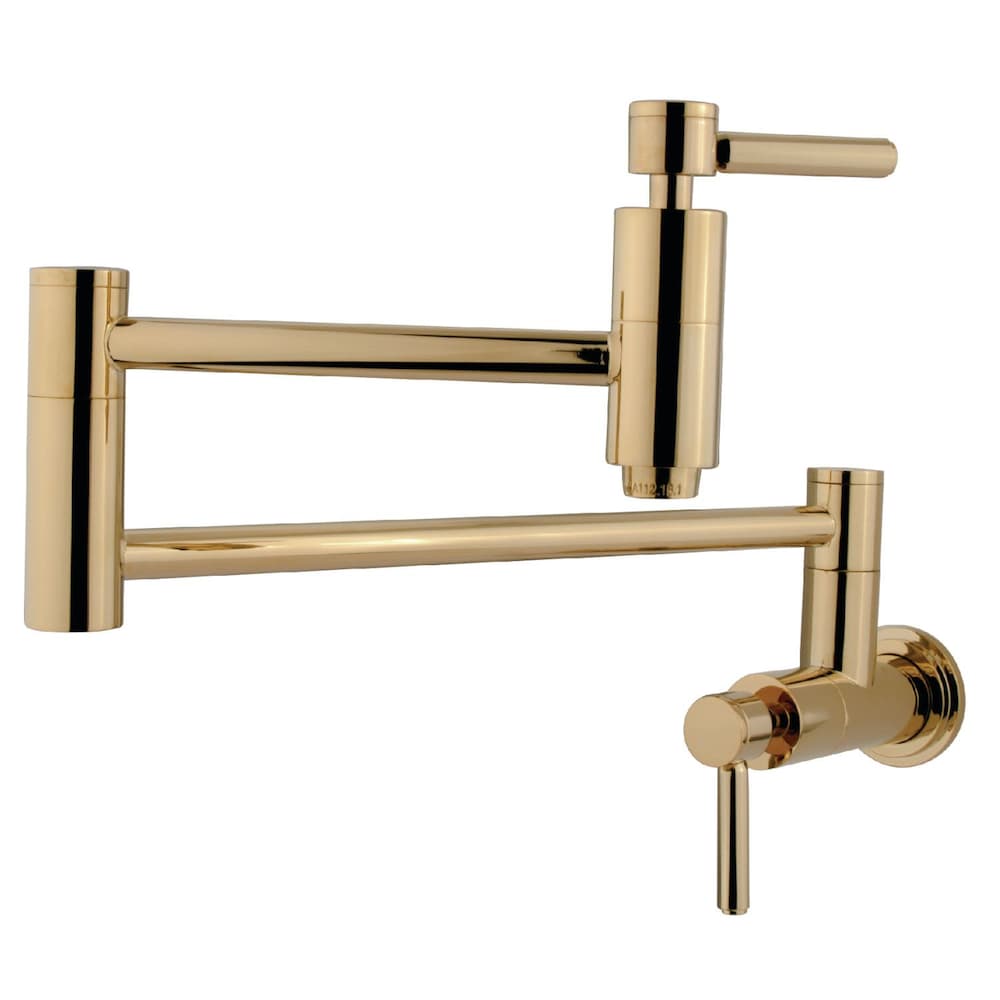 Wall-Mounted Potfiller in Polished Brass