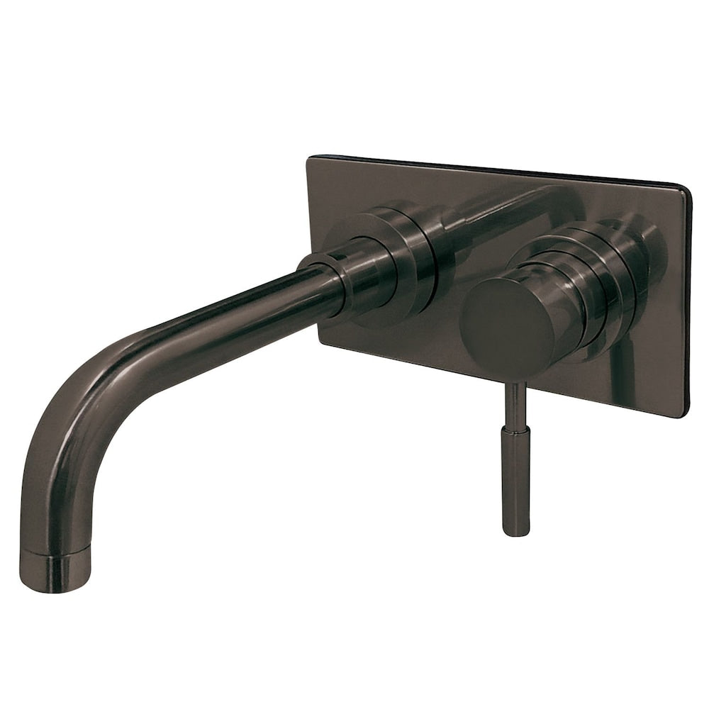 Single-Handle Vessel Wall Mount Bathroom Faucet in Oil Rubbed Bronze