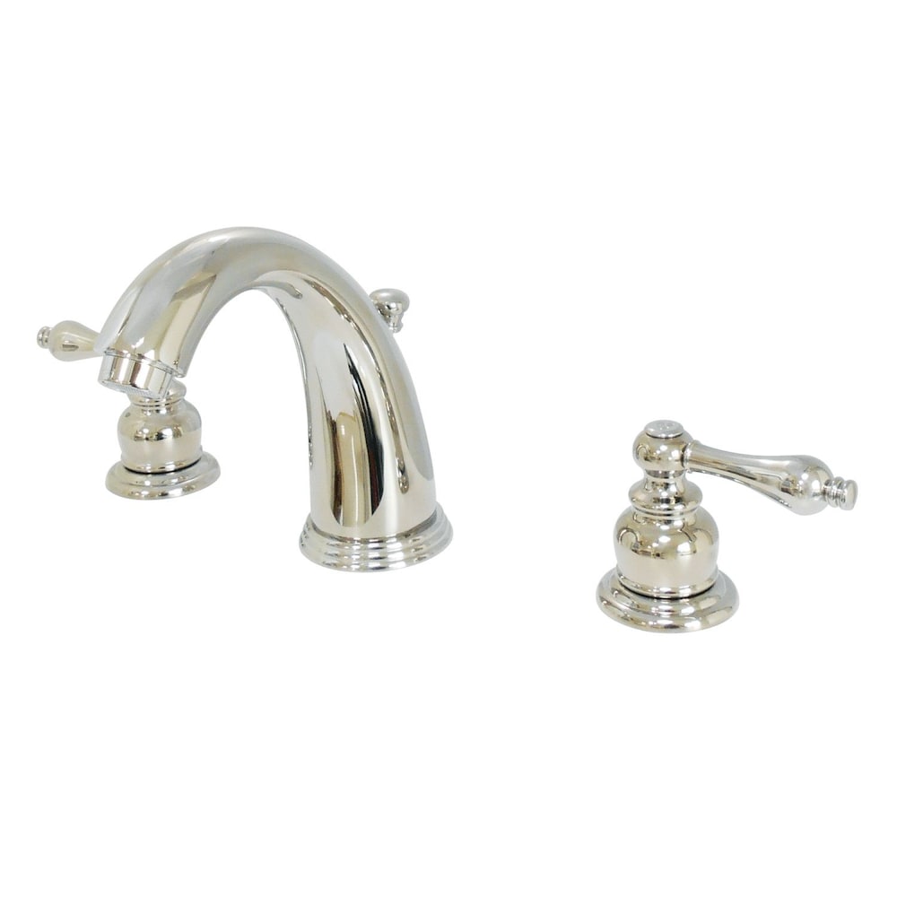 8 in. Widespread 2-Handle Bathroom Faucet in Polished Nickel