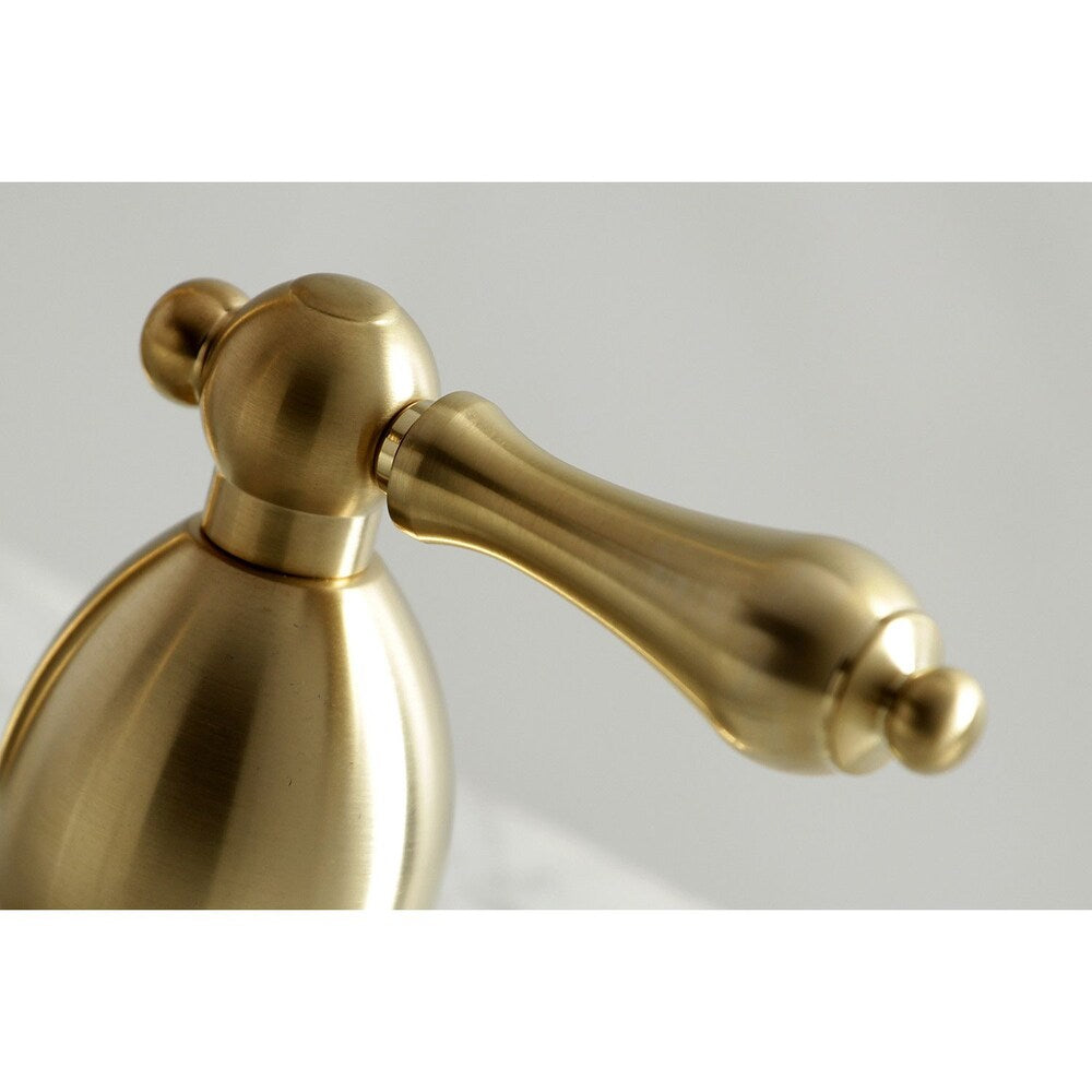 Robinet de salle de bain à 2 poignées de 8 po de style victorien en laiton satiné