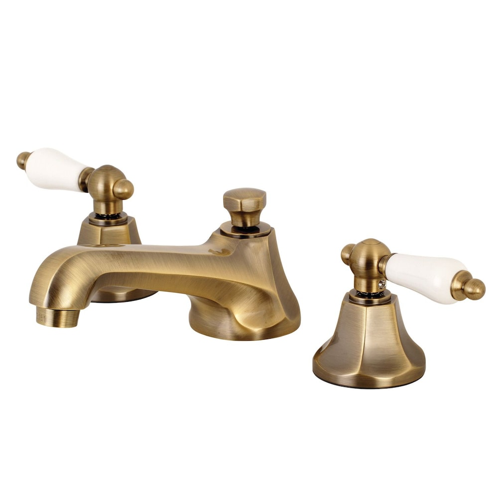 Metropolitan 8 in. Widespread 2-Handle Bathroom Faucet in Vintage Brass