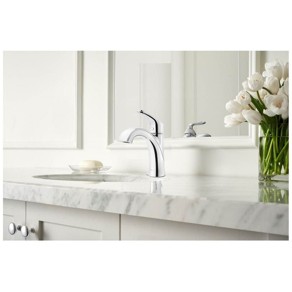 Weller Single Handle 1 or 3 Hole Polished Chrome Bathroom Sink Faucet/Tap