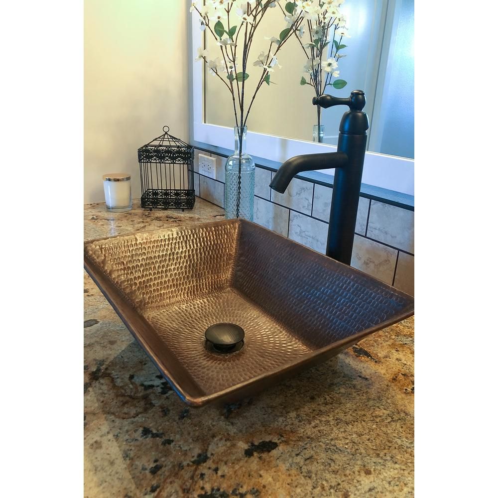 1.5 in. Non-Overflow Pop-up Bathroom Sink Drain in Oil Rubbed Bronze