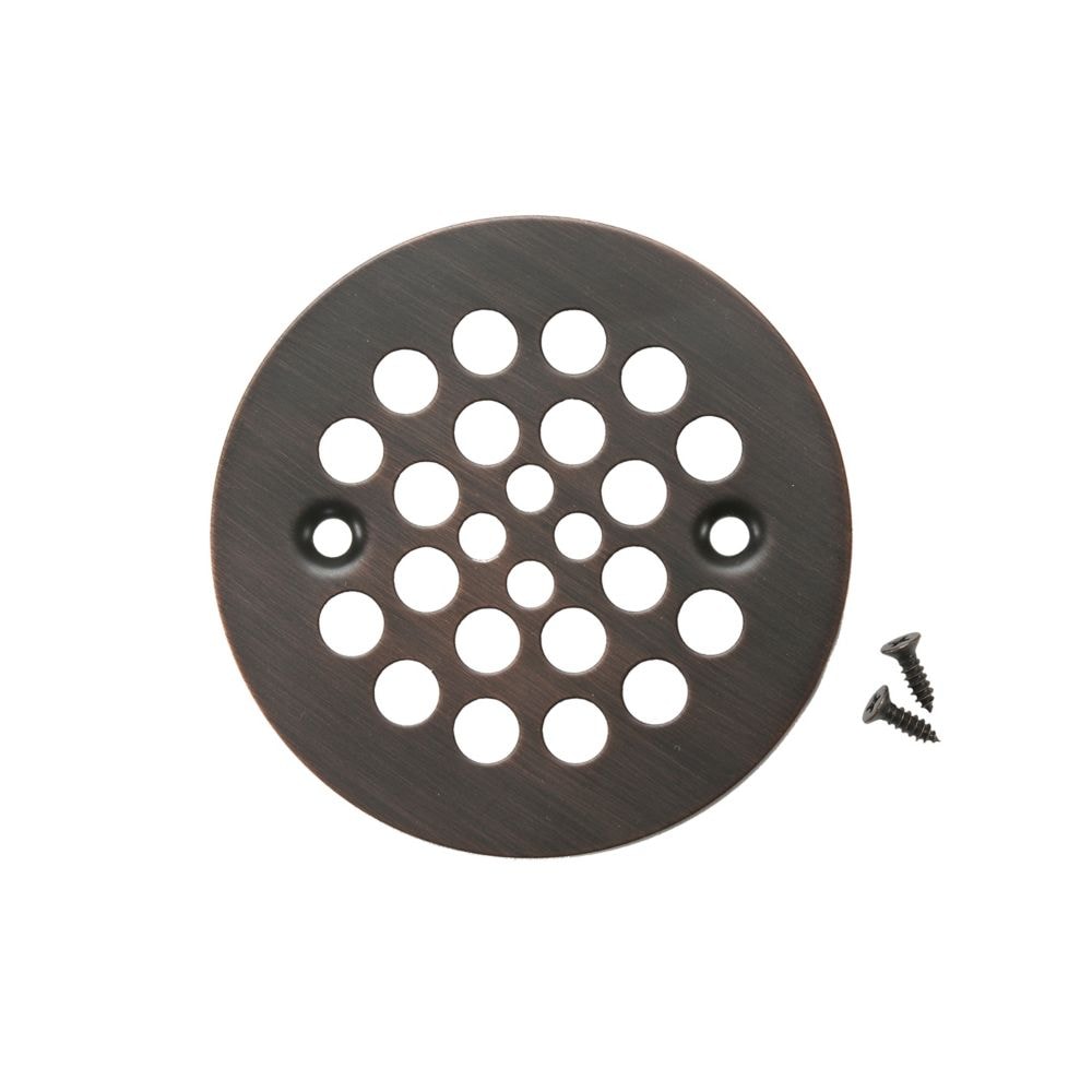 4.25 in. Round Shower Drain Cover in Oil Rubbed Bronze