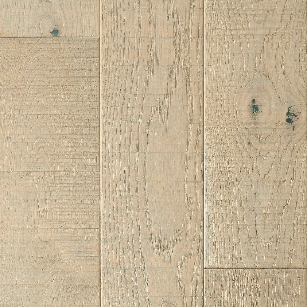 Plancher, bois franc massif, 3/4 po x 5 po x longueur variable, Chêne français Pebble Beach (904,16 pi2/palette)
