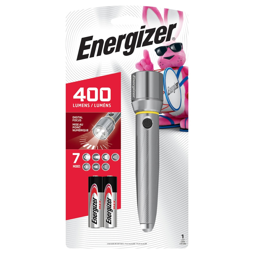 Lampe de poche Energizer Vision HD Performance en métal avec mise au point numérique