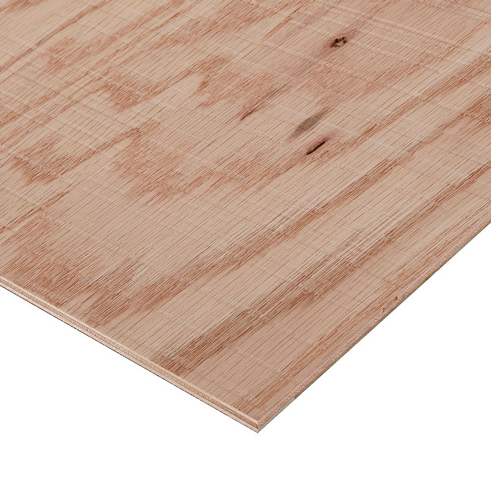 1/2in. X 2ft. X 4ft. Rough Sawn Red Oak Plywood