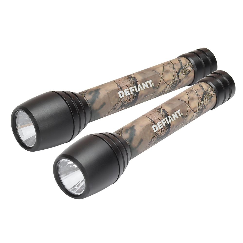 2-Pack 150 Lumens Camo. Aluminum Flashlights