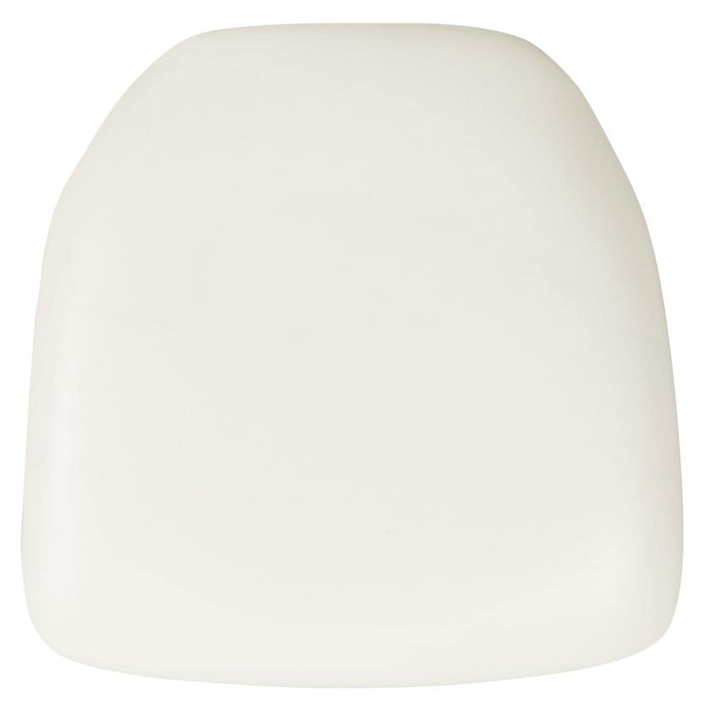 Coussin en vinyle blanc