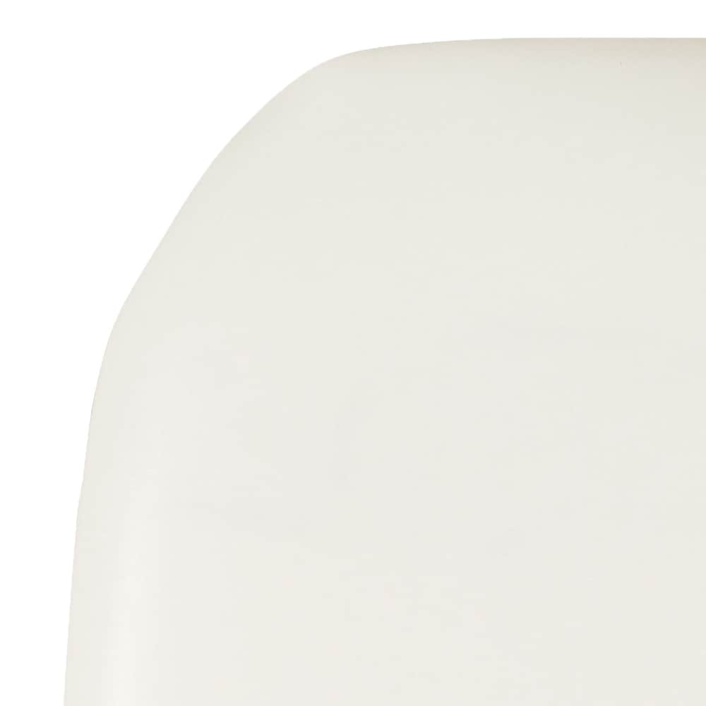 Coussin en vinyle blanc