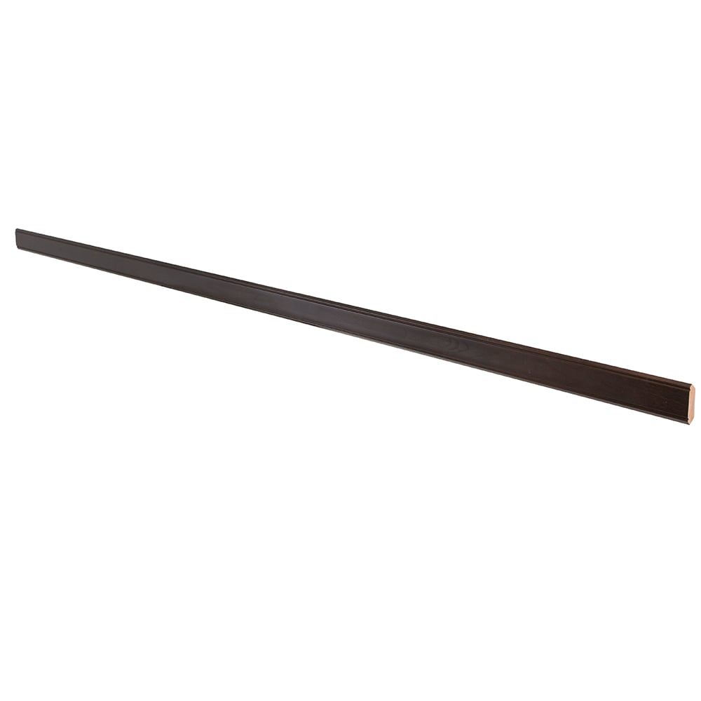 Edson 2.75-inch W x 96-inch H x 0.5-inch D Crown Moulding for Shaker Style Assembled Kitchen Cabinet in Dusk Cocoa Brown (SCRM96P)
