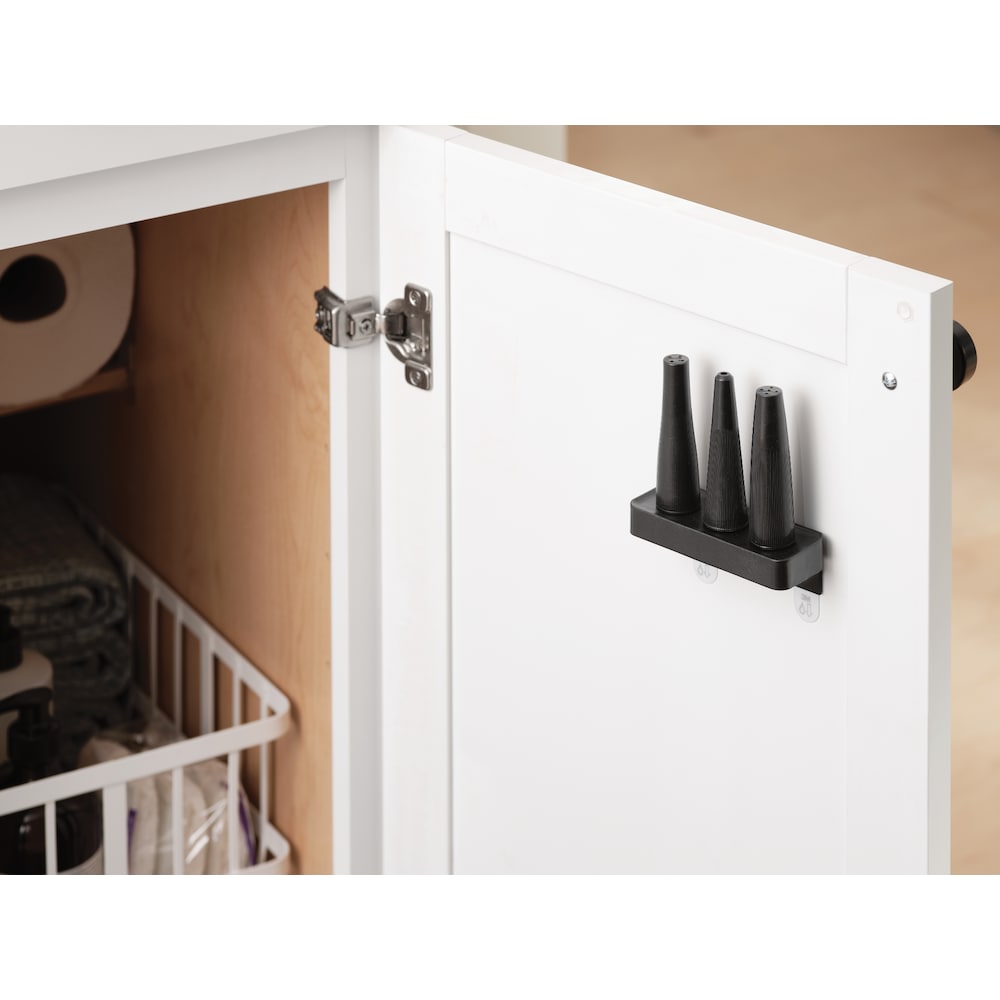 Robinet de cuisine rétractable Milton avec distributeur de savon en chrome