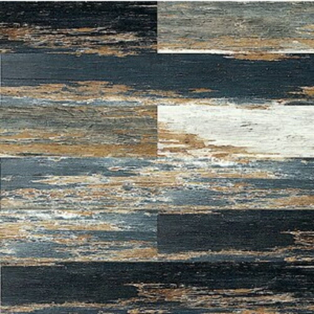 COLORS Floor-Wall Old Navy Ocean Aged 6-inch x 36-inch Painted Style Lux Vinyl Plank (30 sq. ft./ case)