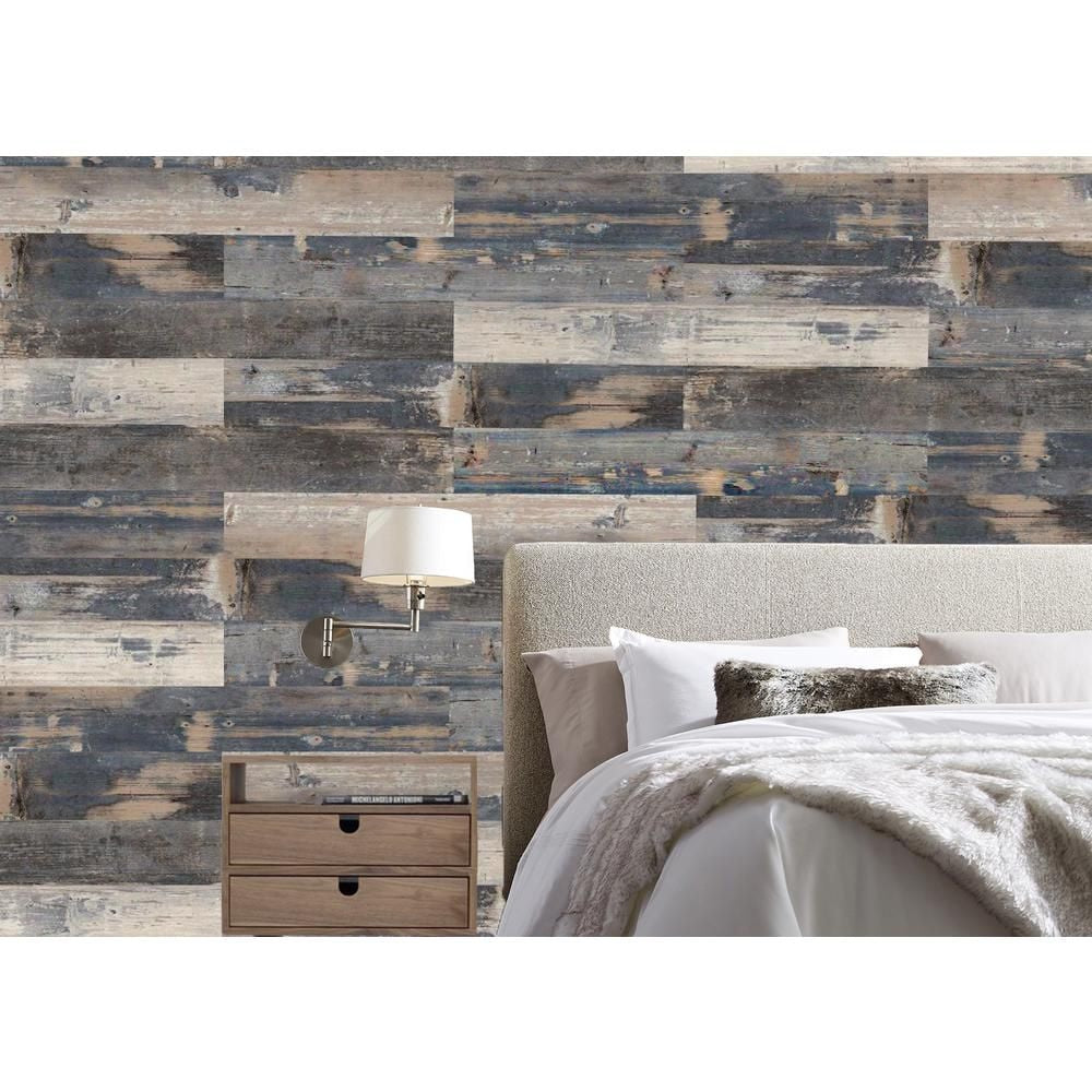 COLORS Floor and Wall Rumba Aged 6-inch x 36-inch Painted Style Luxury Vinyl Plank (30 sq.ft. / Case)