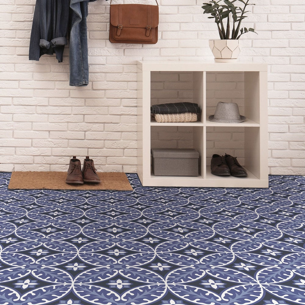 Carreaux de sol autocollants Capri de 12 po x 12 po (20 pi2/boîte)