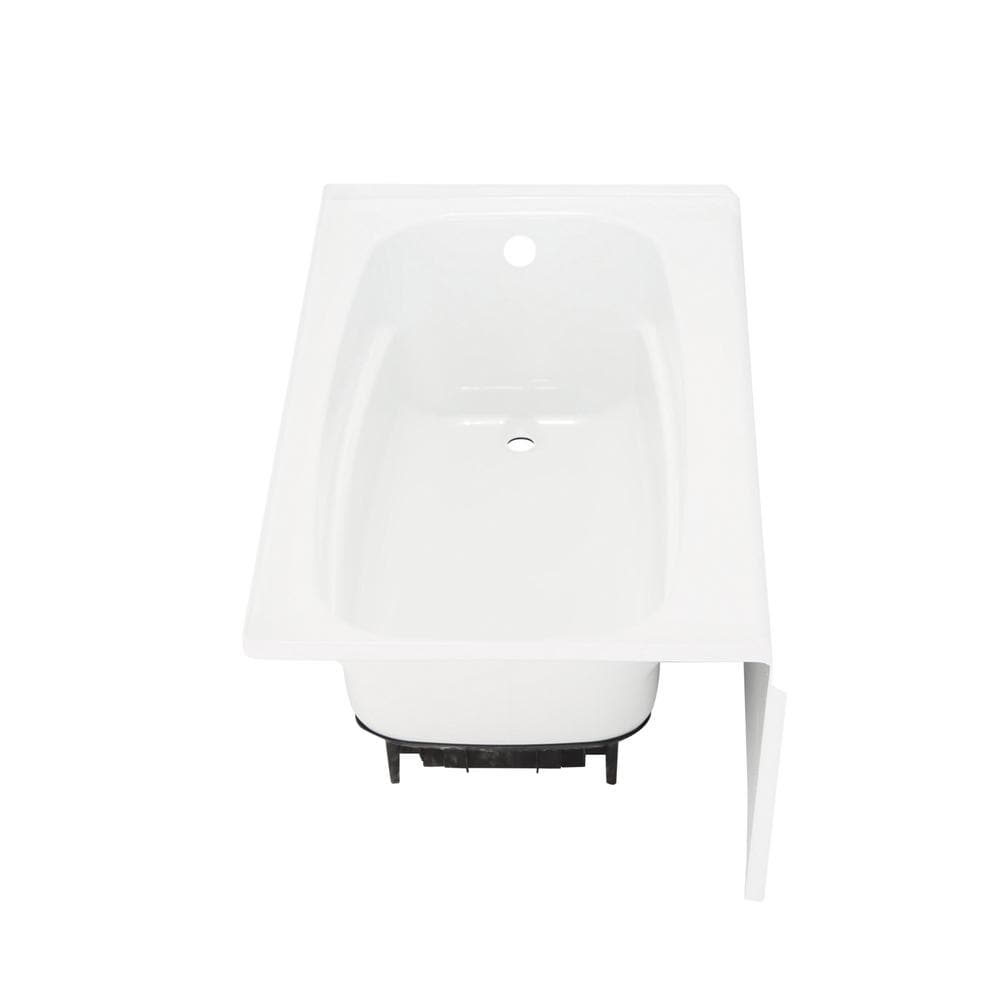 Classic 400 60 in. Right Drain Rectangular Alcove Bathtub in High Gloss White